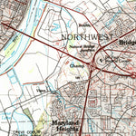 United States Geological Survey Saint Louis, MO-IL (1985, 100000-Scale) digital map