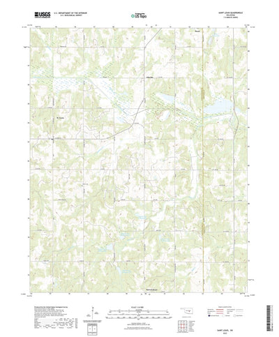 United States Geological Survey Saint Louis, OK (2022, 24000-Scale) digital map