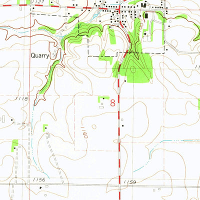 United States Geological Survey Saint Lucas, IA (1981, 24000-Scale) digital map