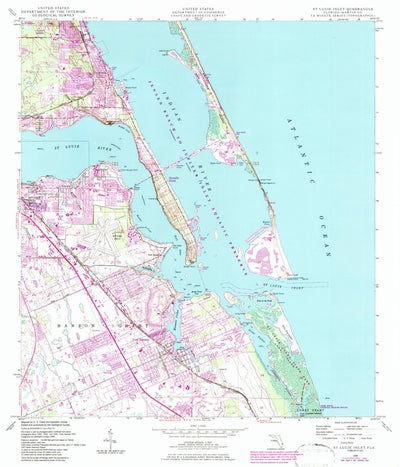 United States Geological Survey Saint Lucie Inlet, FL (1948, 24000-Scale) digital map