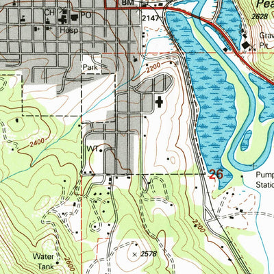 United States Geological Survey Saint Maries, ID (1995, 24000-Scale) digital map