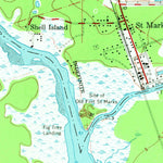 United States Geological Survey Saint Marks, FL (1954, 24000-Scale) digital map