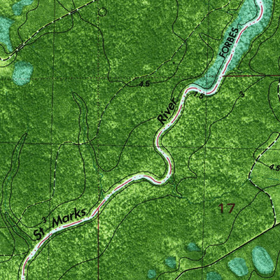 United States Geological Survey Saint Marks, FL (1982, 24000-Scale) digital map