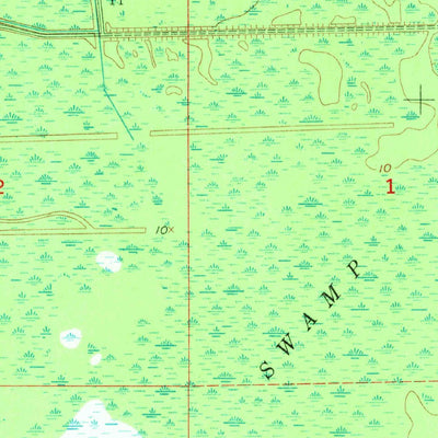United States Geological Survey Saint Marks NE, FL (1954, 24000-Scale) digital map