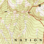 United States Geological Survey Saint Mary Peak, MT (1998, 24000-Scale) digital map