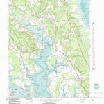 United States Geological Survey Saint Marys City, MD (1943, 24000-Scale) digital map