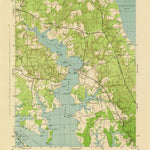 United States Geological Survey Saint Marys City, MD (1943, 31680-Scale) digital map