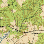 United States Geological Survey Saint Marys City, MD (1943, 31680-Scale) digital map