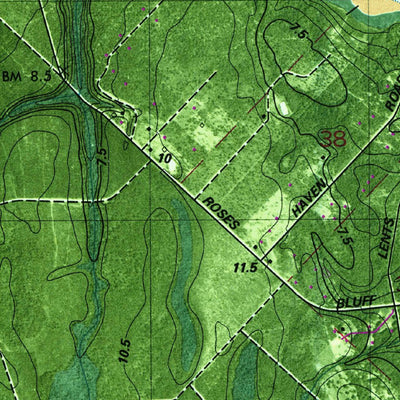 United States Geological Survey Saint Marys, GA-FL (1979, 24000-Scale) digital map