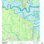 United States Geological Survey Saint Marys, GA-FL (1993, 24000-Scale) digital map