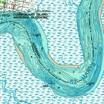 United States Geological Survey Saint Marys, GA-FL (1993, 24000-Scale) digital map