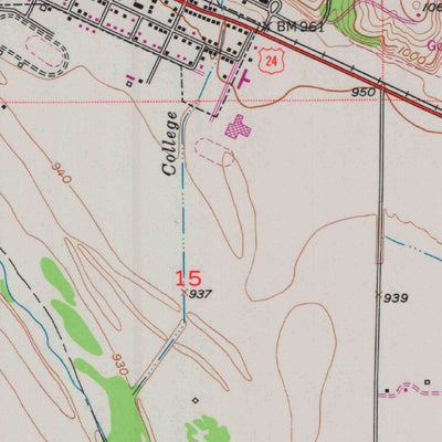 United States Geological Survey Saint Marys, KS (1953, 24000-Scale) digital map