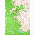 United States Geological Survey Saint Marys Lake, MT (1965, 24000-Scale) digital map