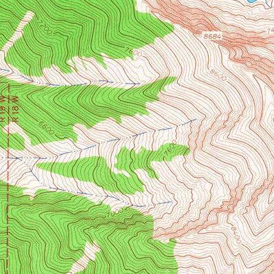 United States Geological Survey Saint Marys Lake, MT (1965, 24000-Scale) digital map