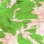 United States Geological Survey Saint Marys Lake, MT (1965, 24000-Scale) digital map