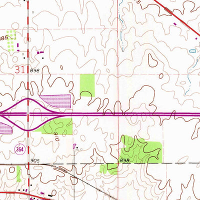 United States Geological Survey Saint Marys, OH (1960, 24000-Scale) digital map