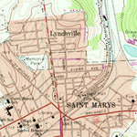 United States Geological Survey Saint Marys, PA (1969, 24000-Scale) digital map