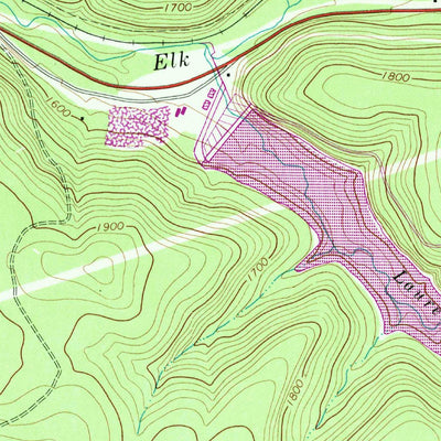 United States Geological Survey Saint Marys, PA (1969, 24000-Scale) digital map