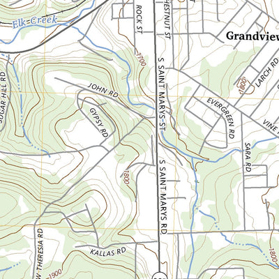 United States Geological Survey Saint Marys, PA (2023, 24000-Scale) digital map