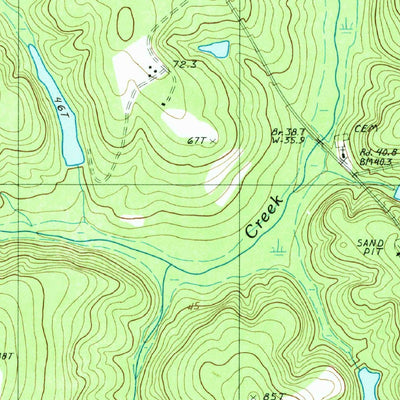 United States Geological Survey Saint Matthews, SC (1986, 24000-Scale) digital map