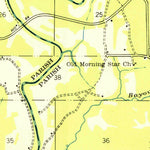 United States Geological Survey Saint Maurice, LA (1949, 31680-Scale) digital map