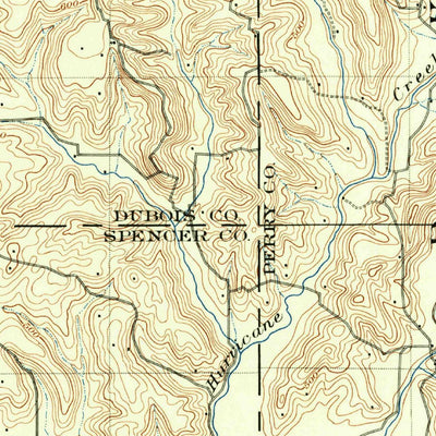 United States Geological Survey Saint Meinrad, IN (1900, 62500-Scale) digital map