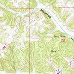 United States Geological Survey Saint Meinrad, IN (1960, 24000-Scale) digital map