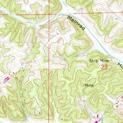 United States Geological Survey Saint Meinrad, IN (1960, 24000-Scale) digital map