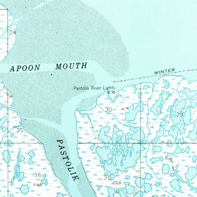 United States Geological Survey Saint Michael A-3, AK (1952, 63360-Scale) digital map