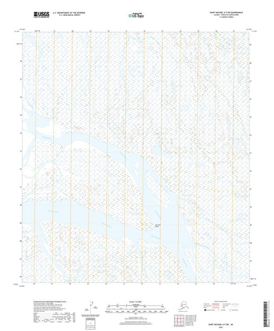 United States Geological Survey Saint Michael A-5 SW, AK (2020, 25000-Scale) digital map