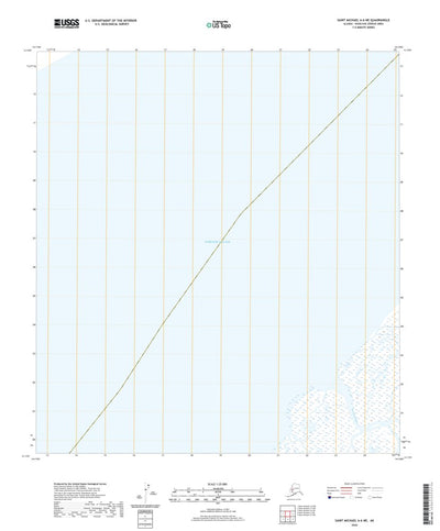 United States Geological Survey Saint Michael A-6 NE, AK (2020, 25000-Scale) digital map