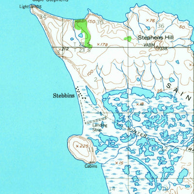 United States Geological Survey Saint Michael C-1, AK (1952, 63360-Scale) digital map