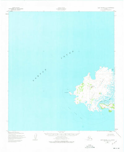 United States Geological Survey Saint Michael C-2, AK (1952, 63360-Scale) digital map