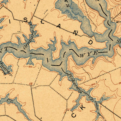 United States Geological Survey Saint Michaels, MD (1904, 62500-Scale) digital map