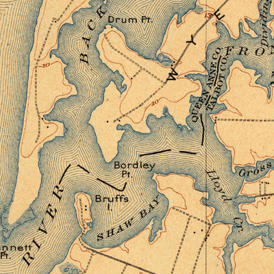 United States Geological Survey Saint Michaels, MD (1904, 62500-Scale) digital map