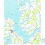 United States Geological Survey Saint Michaels, MD (1942, 24000-Scale) digital map