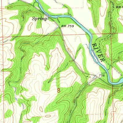 United States Geological Survey Saint Olaf, IA (1965, 24000-Scale) digital map