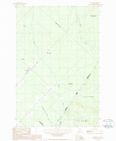 United States Geological Survey Saint Omer, QC-ME (1987, 24000-Scale) digital map