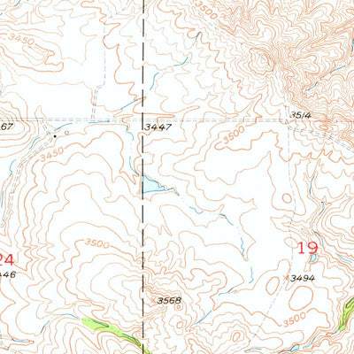 United States Geological Survey Saint Onge, SD (1954, 24000-Scale) digital map