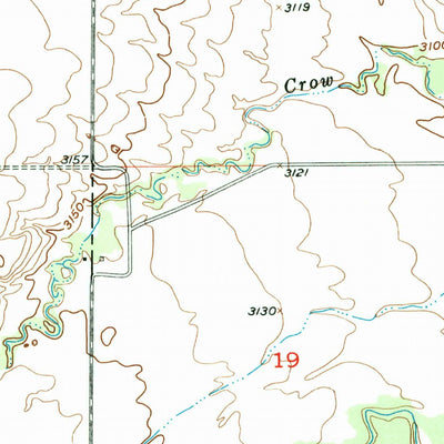 United States Geological Survey Saint Onge SE, SD (1954, 24000-Scale) digital map