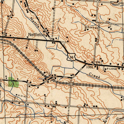 United States Geological Survey Saint Paris, OH (1944, 62500-Scale) digital map