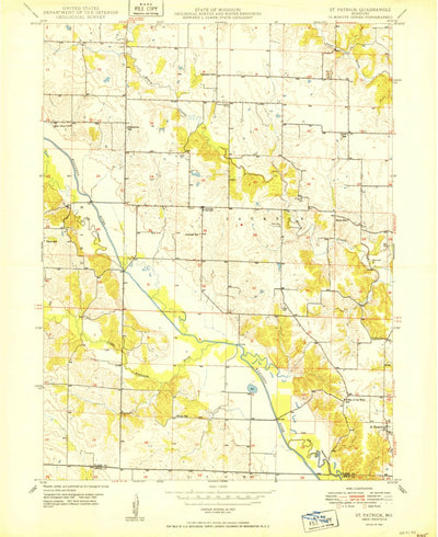 United States Geological Survey Saint Patrick, MO (1950, 24000-Scale) digital map