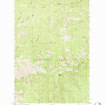 United States Geological Survey Saint Patrick Peak, MT (1985, 24000-Scale) digital map