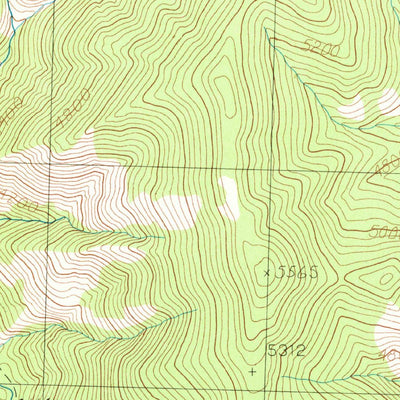 United States Geological Survey Saint Patrick Peak, MT (1985, 24000-Scale) digital map