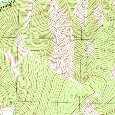 United States Geological Survey Saint Patrick Peak, MT (1985, 24000-Scale) digital map