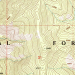United States Geological Survey Saint Patrick Peak, MT (1999, 24000-Scale) digital map