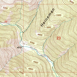United States Geological Survey Saint Patrick Peak, MT (1999, 24000-Scale) digital map