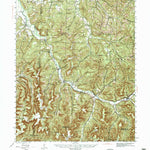 United States Geological Survey Saint Paul, AR (1943, 62500-Scale) digital map