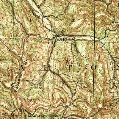 United States Geological Survey Saint Paul, AR (1946, 62500-Scale) digital map