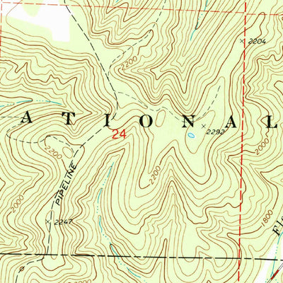 United States Geological Survey Saint Paul, AR (1973, 24000-Scale) digital map